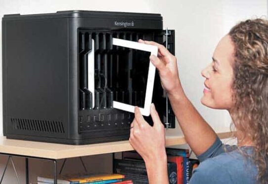 Keep Tablets Safe with Kensington Charge & Sync Cabinets
