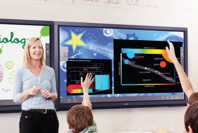 A New Generation of Interactive e-Boards in Education