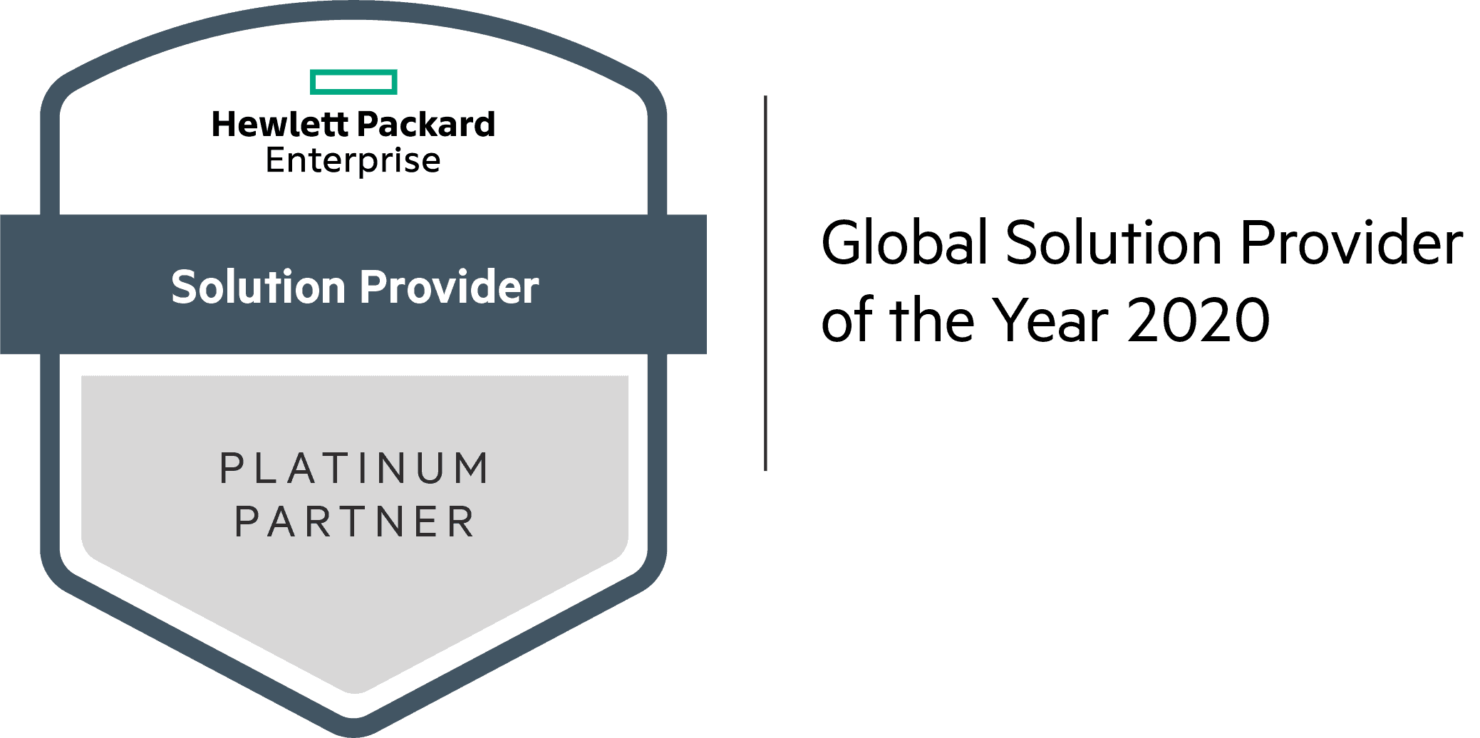 Winner - Global Solutions Provider of the Year 2020