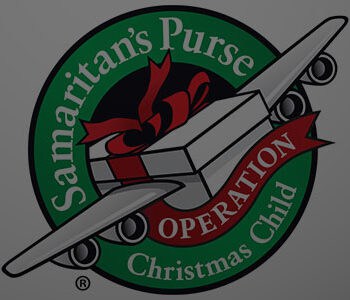 Staff volunteer for Operation Christmas Child