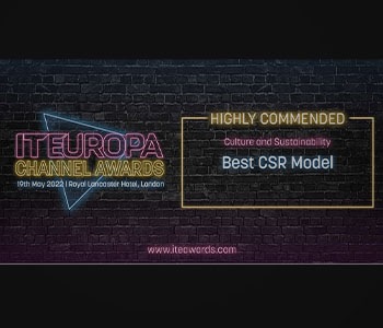 SCC highly commended for ‘Best CSR Model’ at the IT Europa Channel Awards 2022